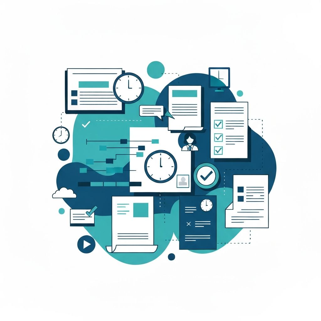 Project management illustration